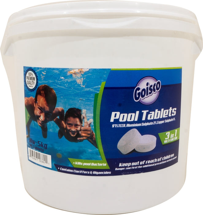 Goisco 3-in-1 Pool Tablets, 25 ct
