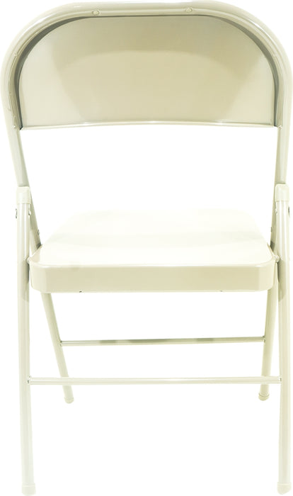 Goisco Steel Folding Chair, Beige, 