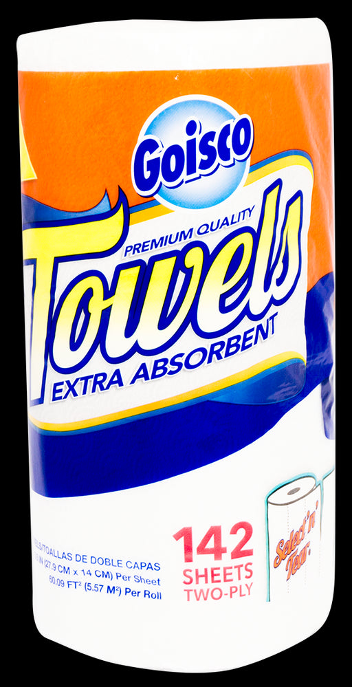 Goisco Kitchen Towels, 142 sheets, 2-ply, 1 ct