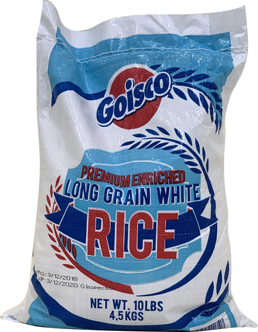 Goisco Long Grain White Rice, 10 lbs