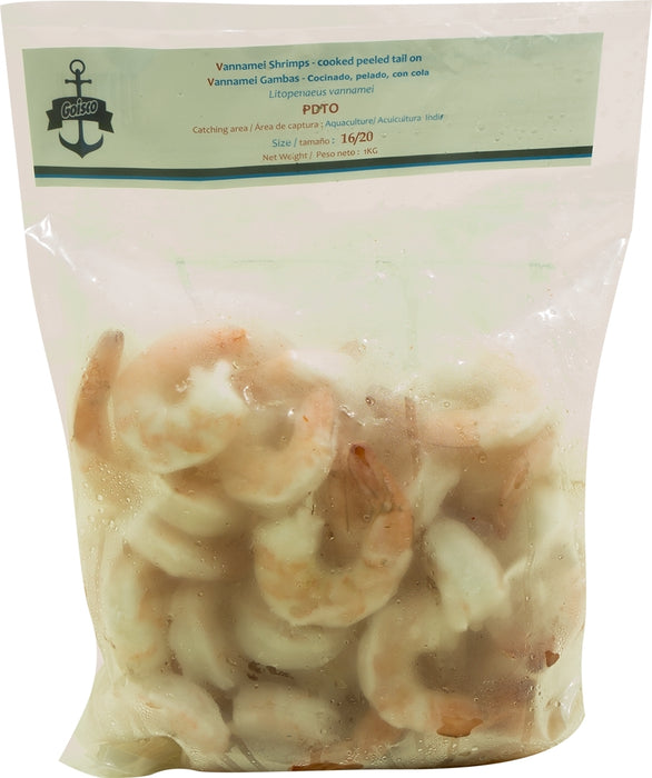 Goisco Cooked Shrimp, PDTO, 16-20, 1 kg