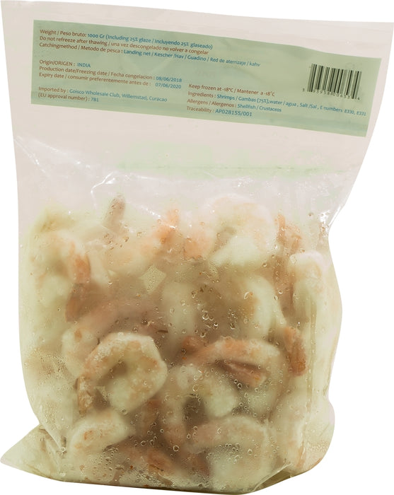 Goisco Cooked Shrimp, PDTO, 16-20, 1 kg