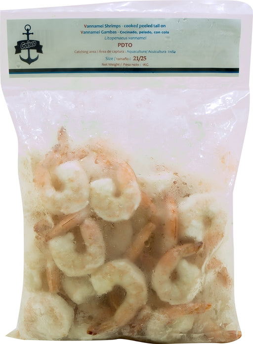 Goisco Cooked Shrimp, PDTO, 21-25, 1 kg