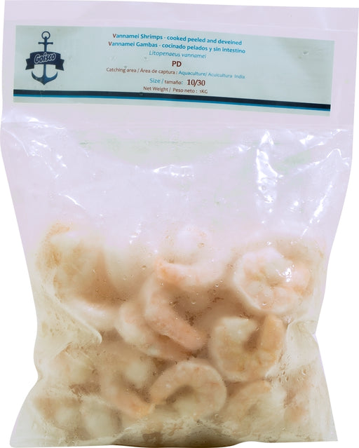 Goisco Cooked Shrimp, PD, 10-30, 1 kg