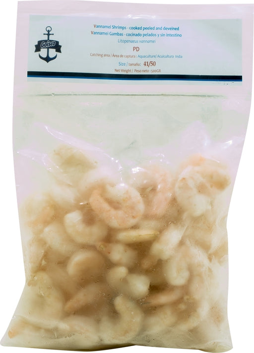 Goisco Cooked Shrimp, PD, 41-50, 500 gr