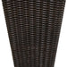 Goisco Tall Brown Square Rattan Flower Pot, 60 cm