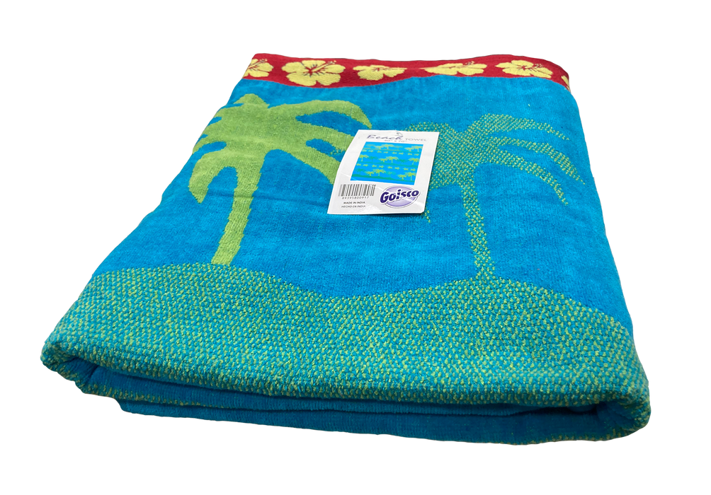 Goisco Velour Beach Towel, Model #917, 40 x 70 in