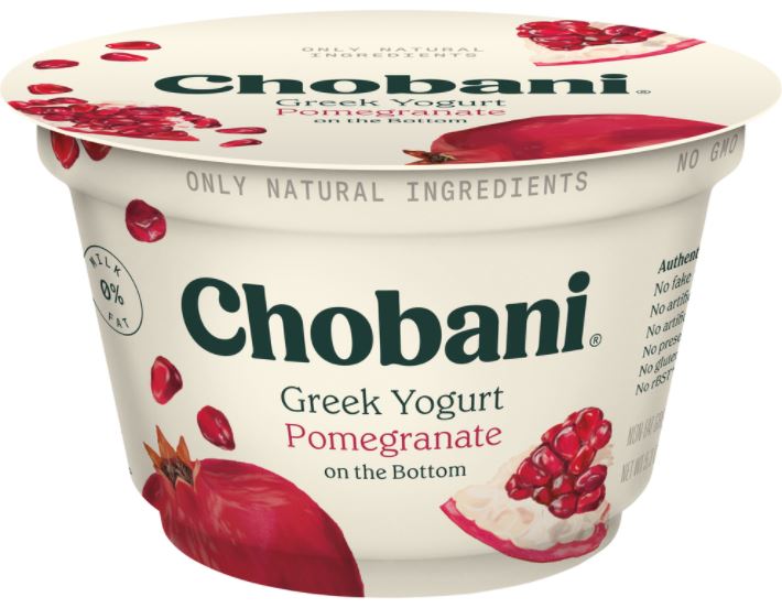 Chobani Pomegranate Greek Yogurt , 6 oz