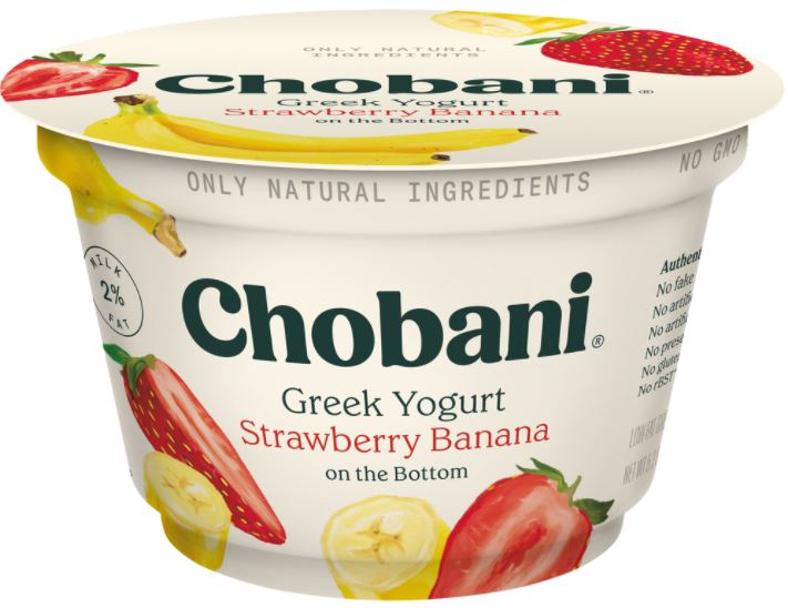 Chobani Strawberry Greek Yogurt , 6 oz