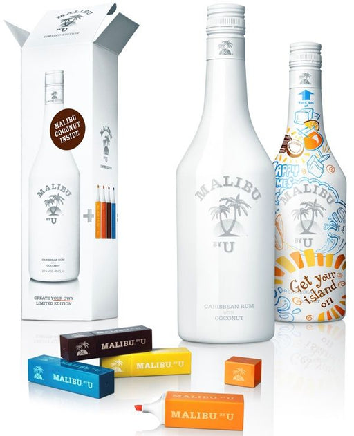 Malibu Caribbean Coconut Rum Limited Edition, 21% Vol., 1 L