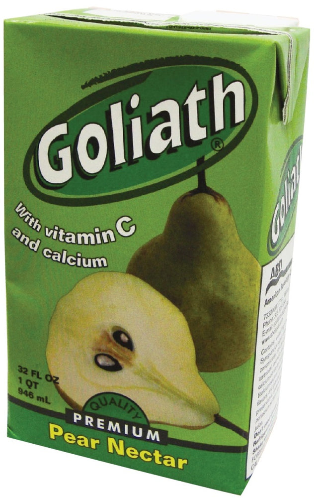 Goliath Pear Nectar Premium Quality Juice, 1 L