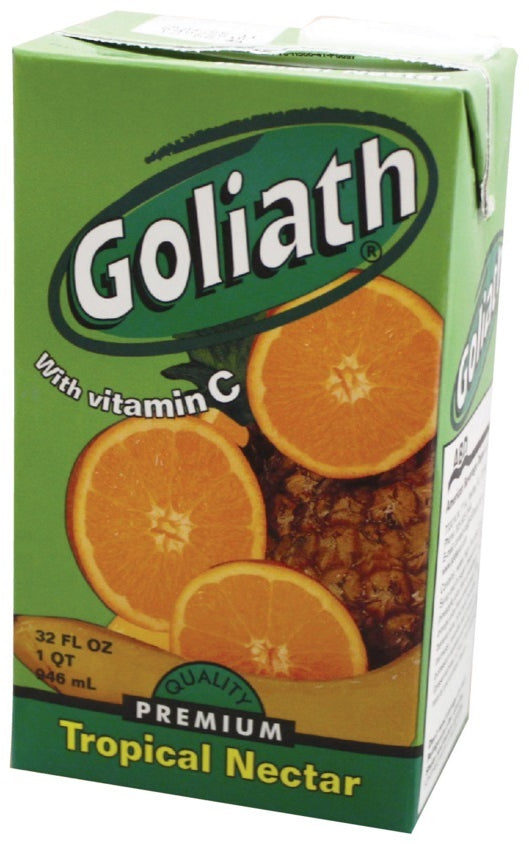 Goliath Tropical Nectar Premium Quality Juice, 3 x 200 ml