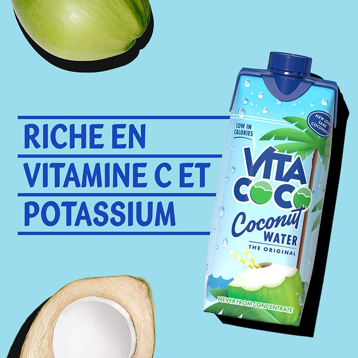 Vita Coco Coconut Water, The Original, 12-Pack , 12 x 11.1 oz