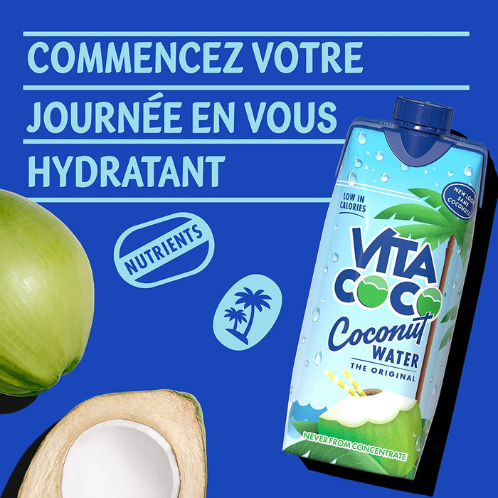 Vita Coco Coconut Water, The Original, 12-Pack , 12 x 11.1 oz