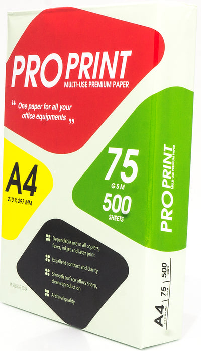 Pro Print Paper, A4 Format, 500 ct