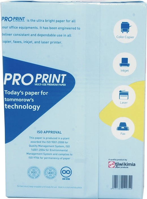 Pro Print A4 Multi-Use Premium Paper 80GSM, 210 x 297 mm (Box of 5 for ...