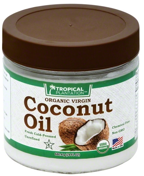 Tropical Plantation Organic Virgin Coconut Oil, 680,4 gr