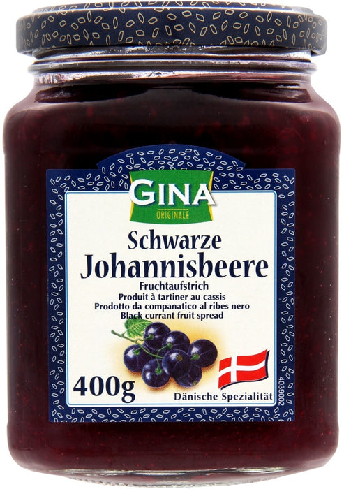 Gina Black Currant Fruit Spread, 400 gr