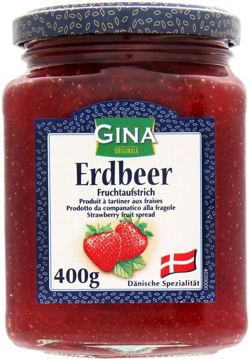 Gina Strawberry Fruit Spread, 400 gr