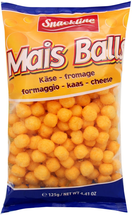 Snackline Cheese Corn Balls Chips, 125 gr