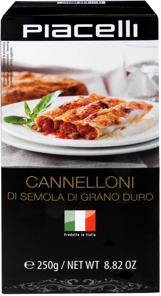 Piacelli Cannelloni Pasta, 250 gr