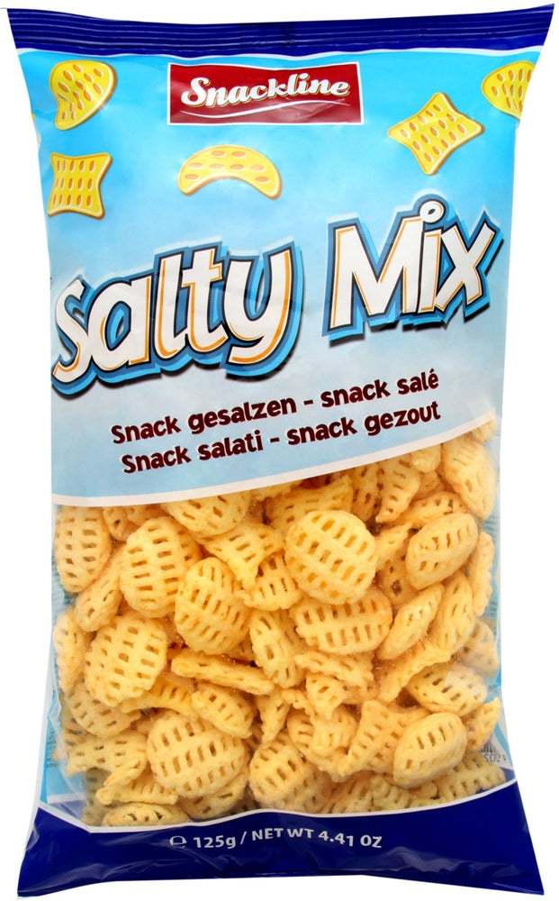 Snackline Salty Mix Potato Chips, 125 gr