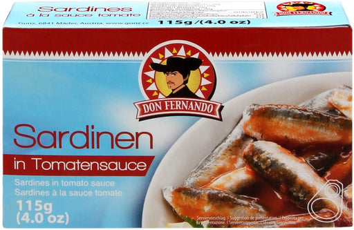 Don Fernando Sardines in Tomato Sauce, 115 gr