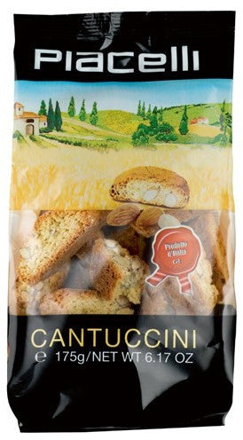 Piacelli Cantuccini Crunchy Almond Biscuits, 175 gr