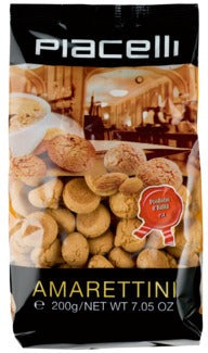 Piacelli Amarettini Almond Macaron Biscuits, 200 gr