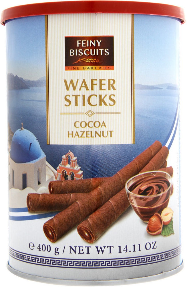Feiny Biscuits Cocoa Hazelnut Wafer Sticks, 400 gr