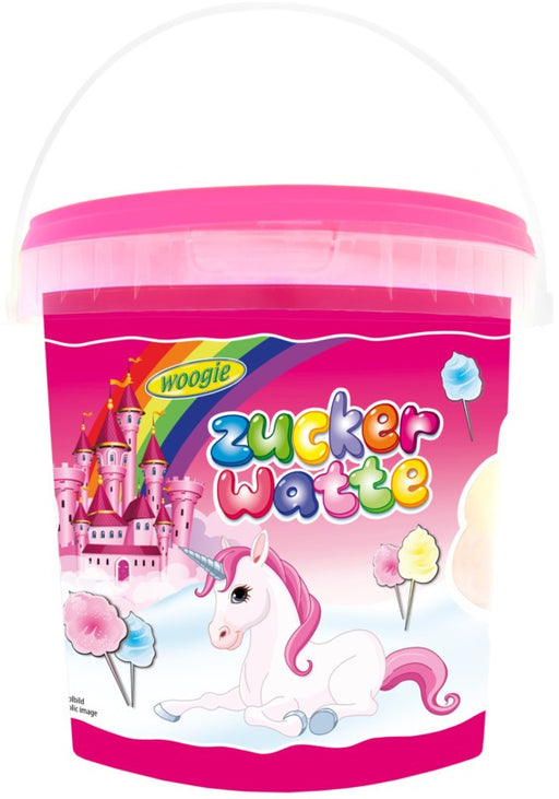 Woogie Unicorn Cotton Candy Bucket, 50 gr