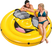 Intex Inflatable Cool Guy Island, Model #57254