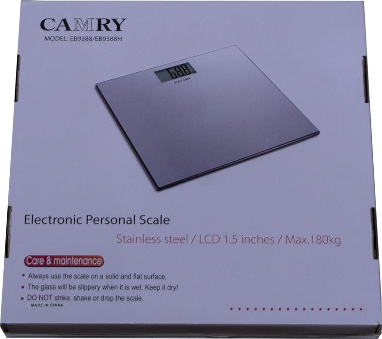 Camry Electronic Personal Scale, Model #EB9388