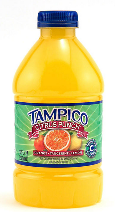 Tampico Citrus Punch Juice, 24-Pack , 24 x 10 oz