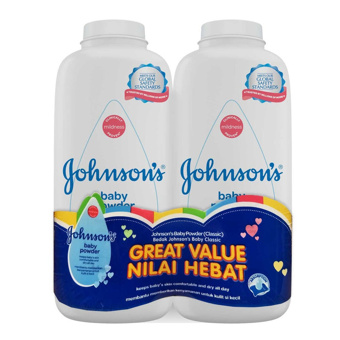 Johnson's Baby Powder, 2-Pack