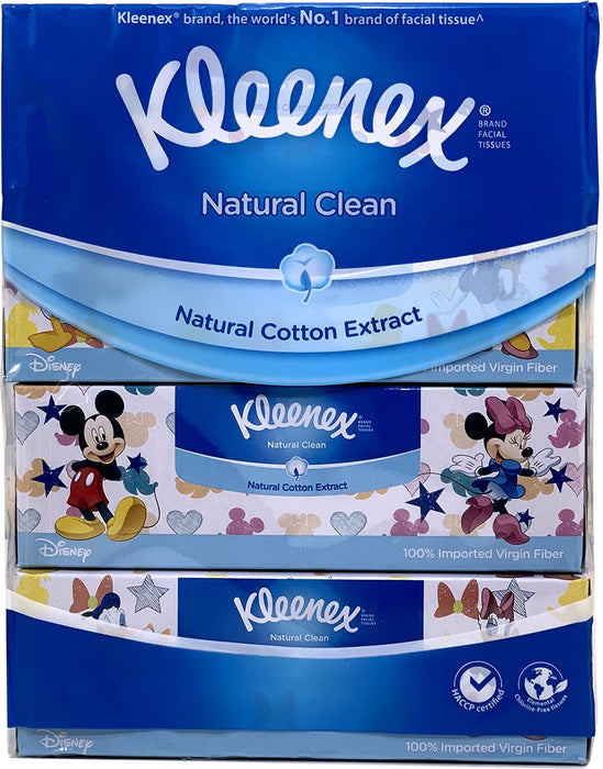 Kleenex Natural Clean Natural Cotton Extract, 4 ct