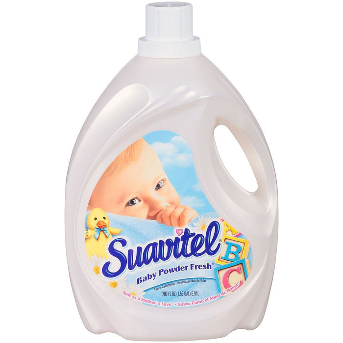 Suavitel Fabric Softener, Baby Powder Fresh, 200 oz