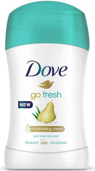 Dove Go Fresh Pear & Aloe Vera Scent Deodorant Stick, 40 ml