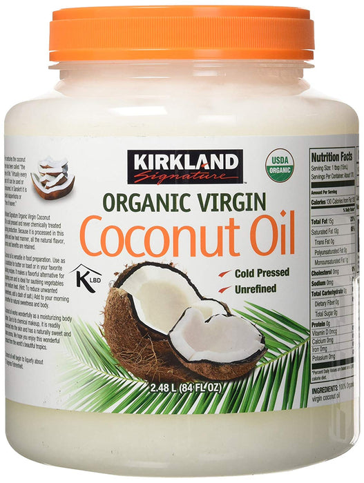 Kirkland Organic Virgin Coconut Oil , 84 oz