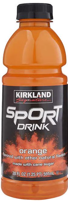 Kirkland Signature Sports Drink, Orange Flavor, 20 oz