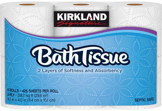 Kirkland Signature Bath Tissue 2-Ply , 30 ct