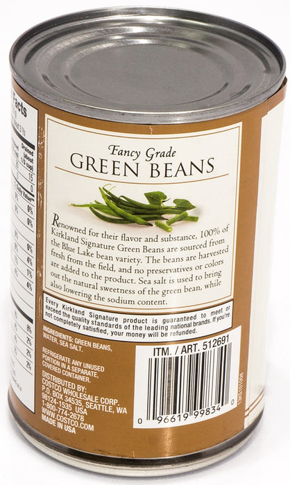 Kirkland Organic Cut Green Beans, 14.5 oz