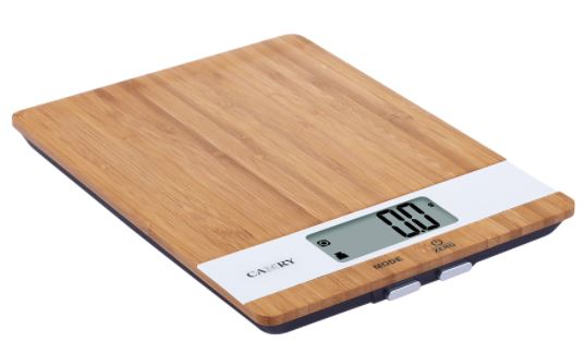 Camry Electronic Kitchen Scale, Bamboo Platform, Model EK9710