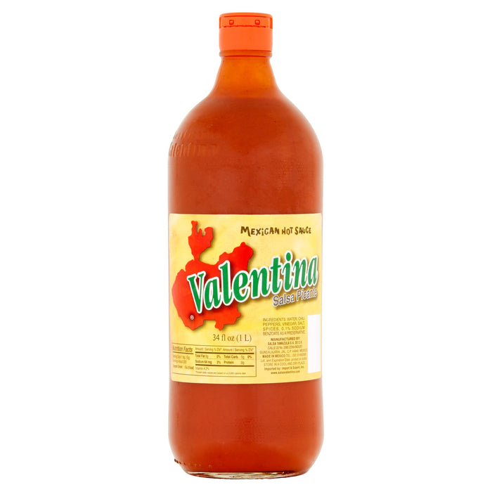 Valentina Mexican Hot Sauce, 34 oz