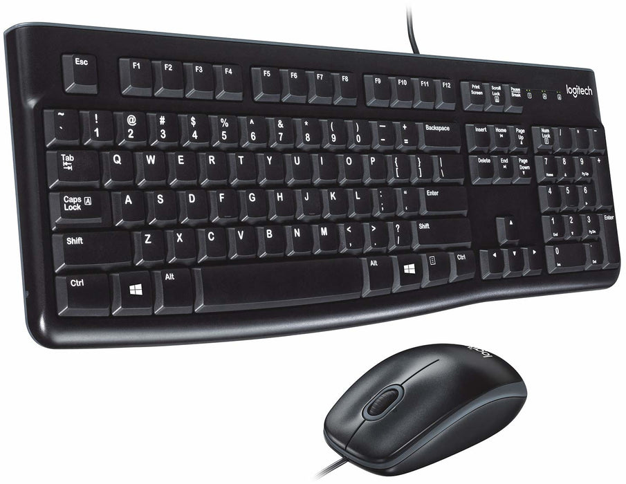 Logitech Keyboard And Mouse, MK120, 2 pcs