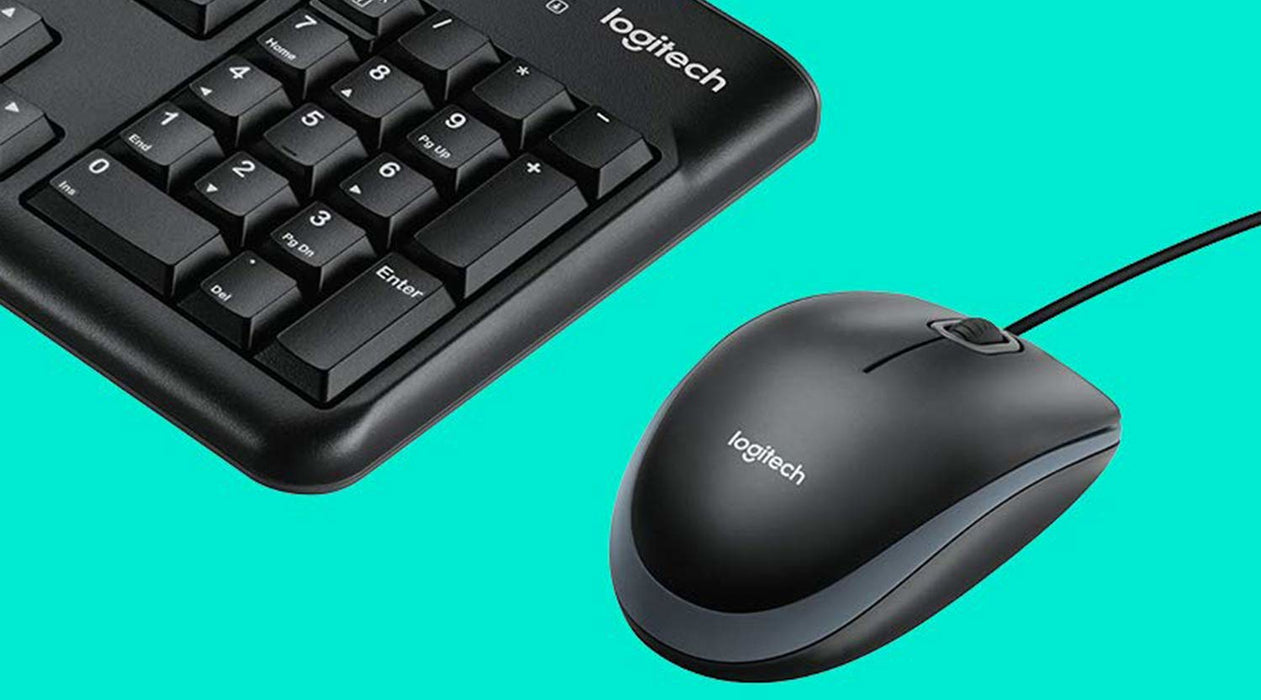 Logitech Keyboard And Mouse, MK120, 2 pcs