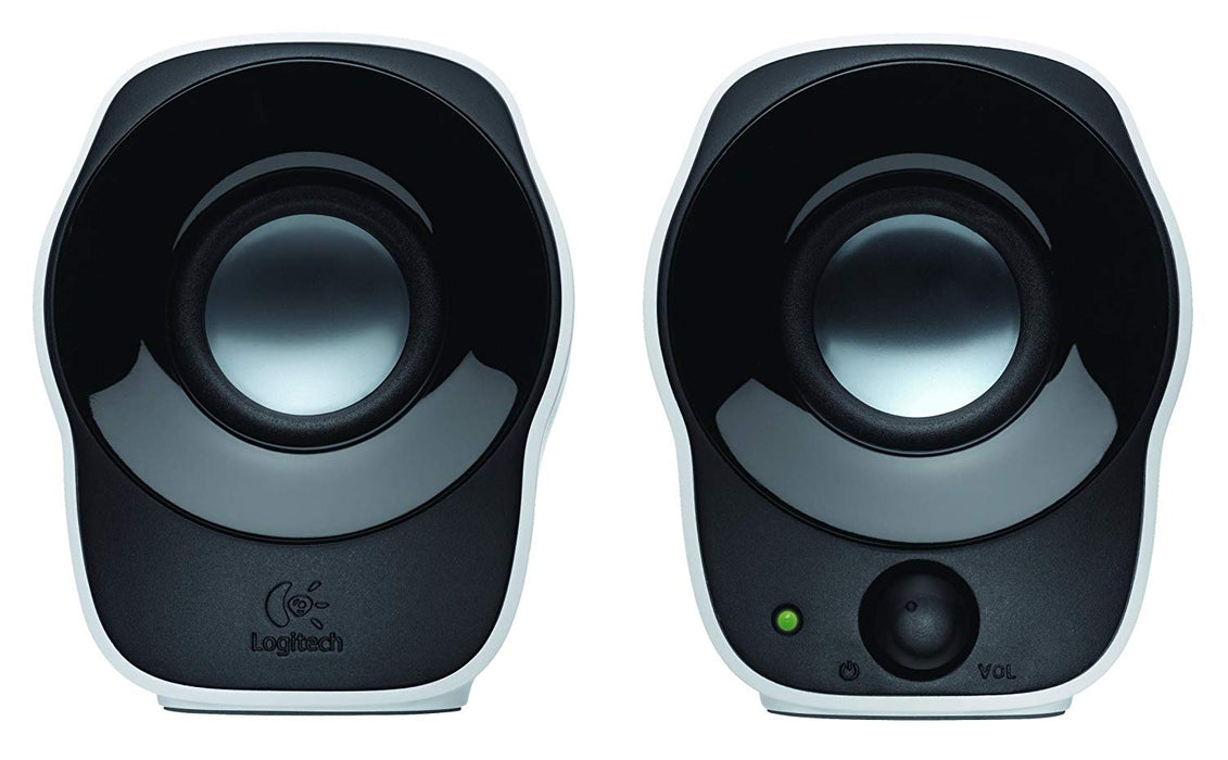 Logitech Z120 Stero Speakers, Black & White, 2 pcs