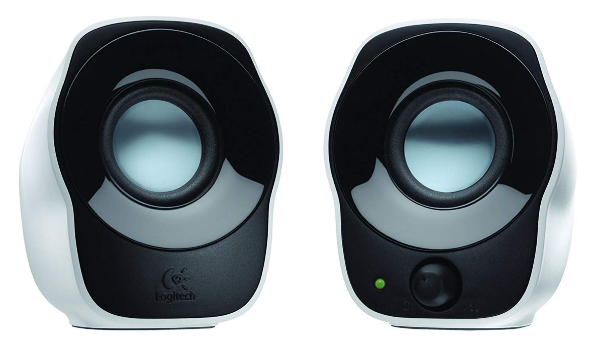 Logitech Z120 Stero Speakers, Black & White, 2 pcs