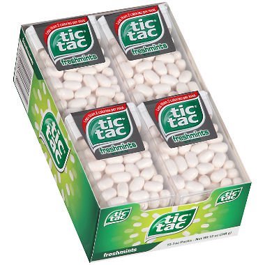 Tic Tac Freshmints Value Pack, 12 x 28 gr