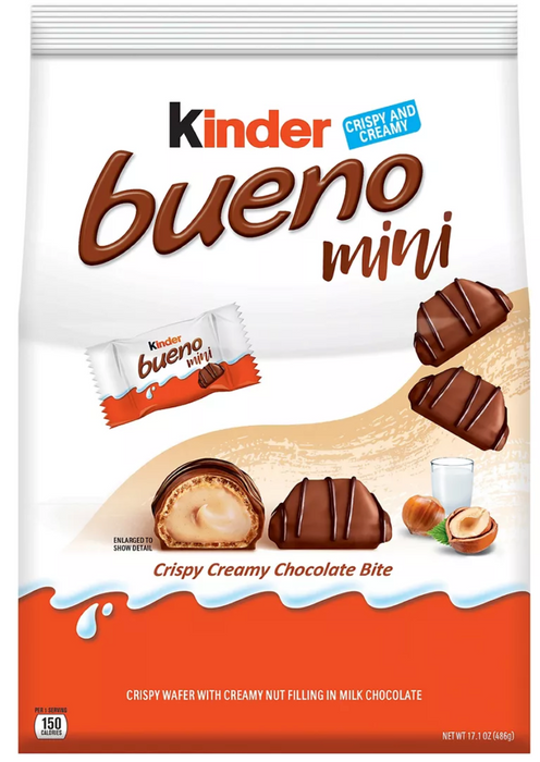 Kinder Bueno Minis Chocolates, 17.1 oz